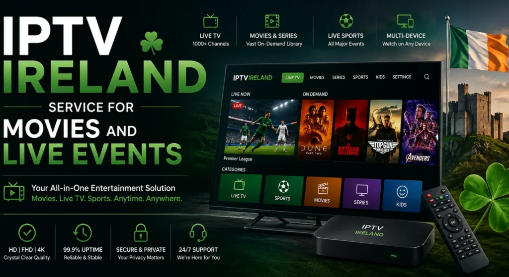 IPTV Ireland Movies and Live